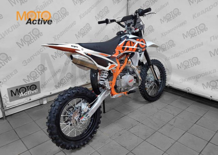Питбайк KAYO BASIC K125EM 17/14 KRZ (механ. сцепл., эл. стартер)