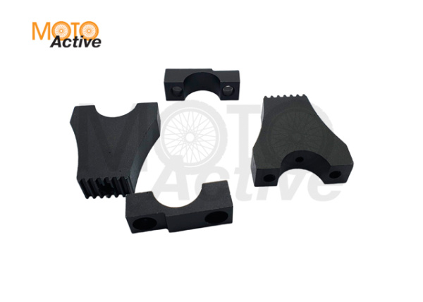 Крепление руля питбайк Ø28, черные (стойки руля)