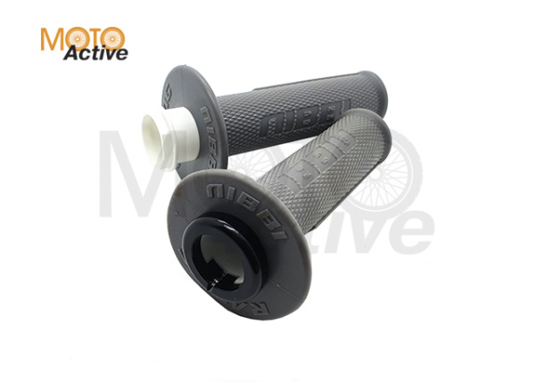 Ручки руля (грипсы) NIBBI Racing "Lock-on" (Серые)