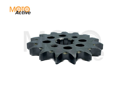 Звезда ведущая (428H-15) 17мм X-TECH сталь 20CrMnTi, с самоочисткой