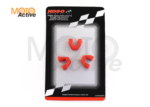 Слайдеры скользители Honda DIO AF27 (тюнинг, красные) (Тайвань) "KOSO"