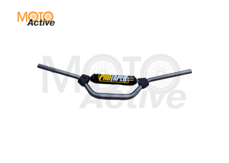 Руль алюминиевый 1-1/8 (28,6 мм) IGP ProTaper c перемычкой высокий (790 x170мм)(Серый,IGP-005-2)