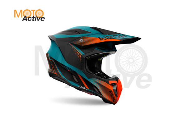 Кроссовый шлем Airoh Twist 3 Shard Orange Matt