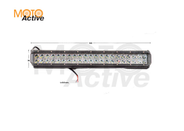 Фара 120w 42x3w LED балка (без крепления)