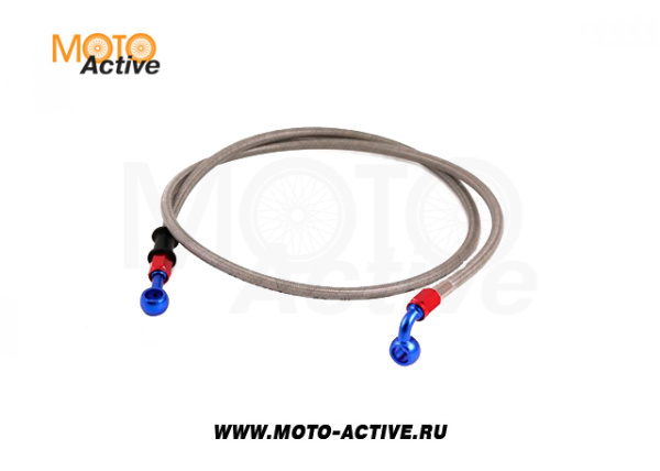 Шланг тормозной армированный L-1100  M10/прямой - M10/90°