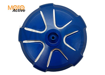 Крышка топливного бака GR7 синяя CNC