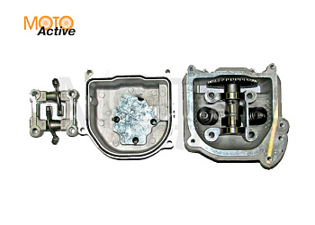 Головка цилиндра 139QMB d-47мм 70сс в сборе (клапана, рокера, распредвал, крышка клапанов) ТММР