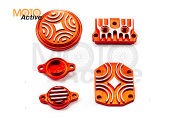 Крышки головки YX150см3 (компл.) CNC красные