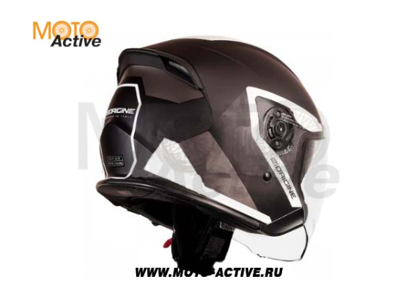 Шлем (открытый) Origine Palio Techy, серый/черный