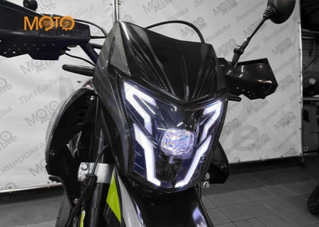 Мотоцикл REGULMOTO TE (Tour Enduro) PR, 6 скоростей (черный/зеленый)