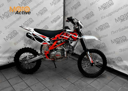 Питбайк KAYO BASIC TT140 17/14 KRZ (механ. сцепл., кикстартер)