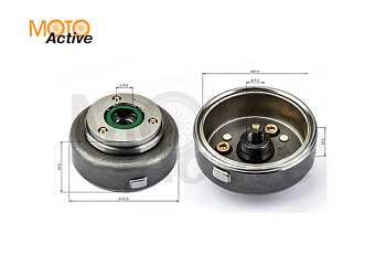 Ротор генератора (магнит) 153FMI 125см3