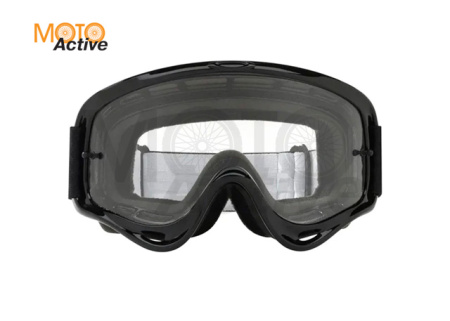Очки для мотокросса OAKLEY O-Frame Solid черные глянцевые / прозрачная