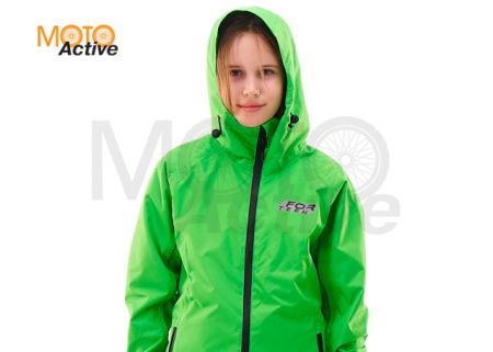 Комплект дождевой (куртка, брюки) EVO FOR TEEN GREEN (мембрана)