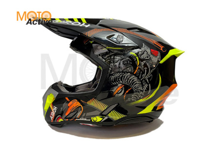 Кроссовый шлем Airoh Twist 3 Toxic Gloss