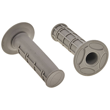 Грипсы SM-PARTS MX 1/2 Waffle серые