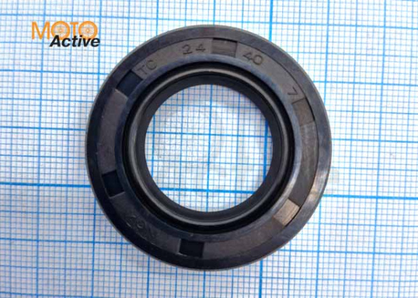 Сальник 24х40х7 коленвала Honda DIO, TB50 "HND"