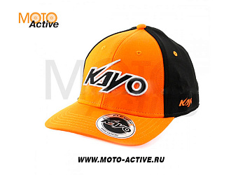 Бейсболка KAYO оранжевая/черная