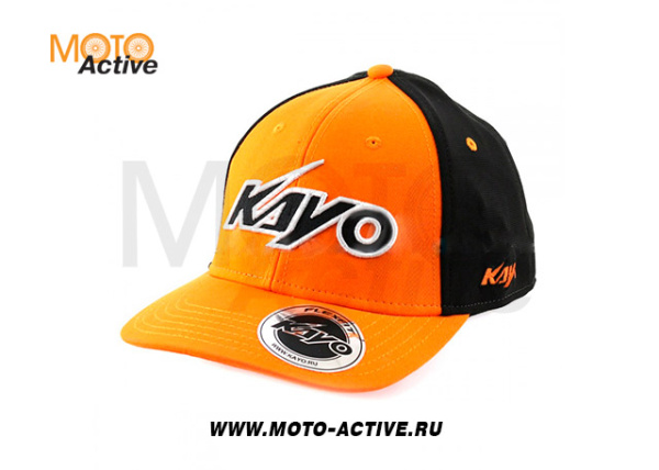 Бейсболка KAYO оранжевая/черная