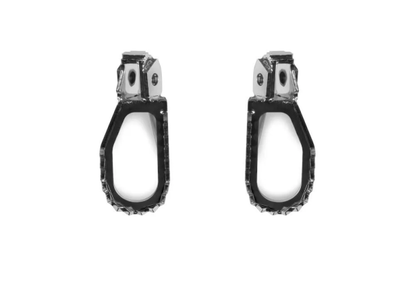 Подножки для мотоцикла со смещением назад 5мм, острый зуб (Нержавеющая сталь ) KTM/Husqvarna/GasGas/