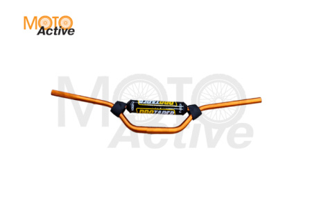 Руль алюминиевый 1-1/8 (28,6 мм) IGP ProTaper c перемычкой высокий (790 x170мм)(Оранжевый,IGP-005-4)