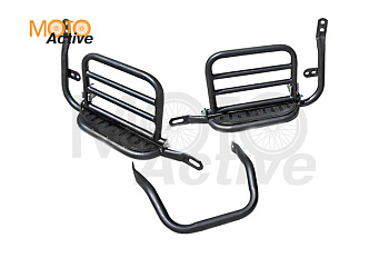 Подножки пассажира ALPHA RM-3, компл с задней дугой