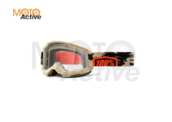 Очки 100% Strata 2 Goggle Kombat / Clear Lens