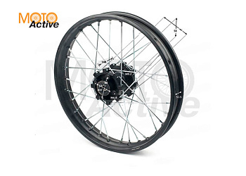 Обод задний 18" TTR250 кросс (1,85-R18 d=15mm) (4х79,5х58/4х90х58, диск/звезда)