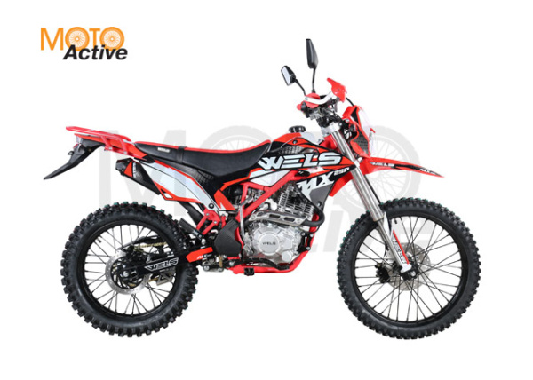 Кроссовый мотоцикл WELS 250R3 Красный