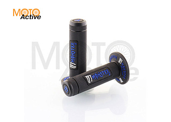 Ручки руля (черно-синие) "MONSTER ENERGY"