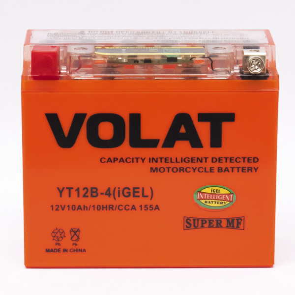 АКБ SM-PARTS (I-GEL) YT12B-4 (150 x 70 x 130) c тестером