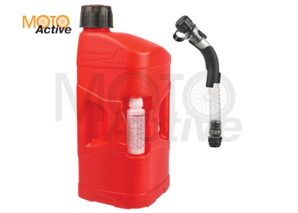 канистра 20л с заправочным шлангом Polisport ProOctane (Красн)