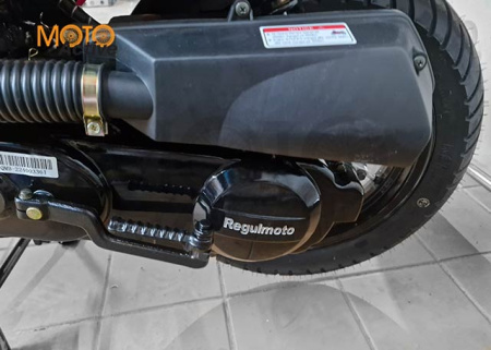 Скутер Regulmoto EAGLE 50 (LJ50QT-3L)  ,Чёрный/красный