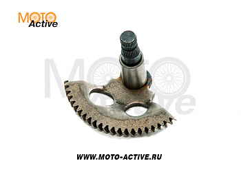 Вал кикстартера с сектором 1E40QMB (Stels QJ50)
