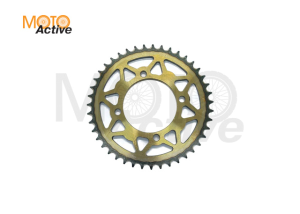 Венец, звезда ведомая (428H-43) сталь, закаленные зубья PIT BIKE 125-190 4х92х76