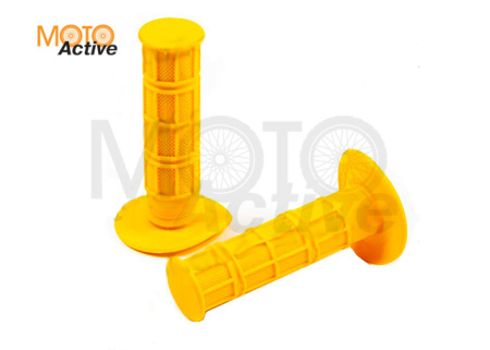 Ручки руля ZX-B623 желтые 22-25мм