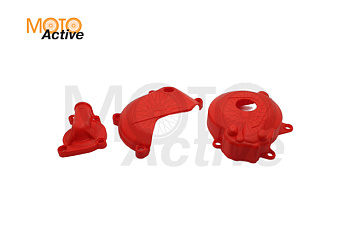 Крышки для защиты двигателя 177MM (NC250) красные OTOM ZS