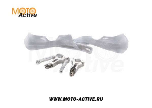 Защита рук (пара) HP15 белые армированные SM-PARTS