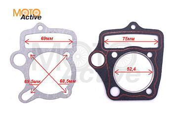 Набор прокладок ЦПГ для двигателя ATV125