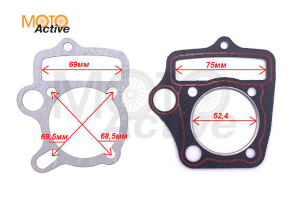 Набор прокладок ЦПГ для двигателя ATV125