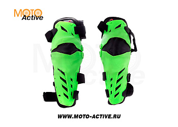 Защита колена шарнирная ATAKI SC-P212 Hi-Viz зеленая/черная