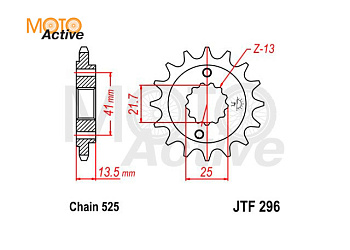 Звезда ведущая JTF296.15