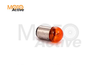 Лампа стоп сигнала G18 12V 18/5W цоколь 2 конт. желтая CN