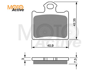 Тормозные колодки GOLD FREN K5 297