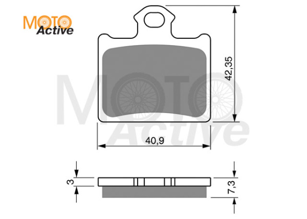 Тормозные колодки GOLD FREN K5 297