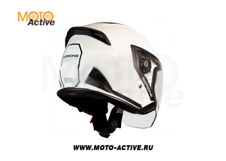 Шлем (открытый) Origine Palio Techy, белый/серый