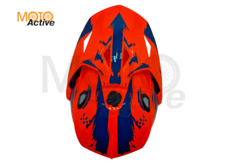 Шлем детский AiM JK802Y Orange/Blue