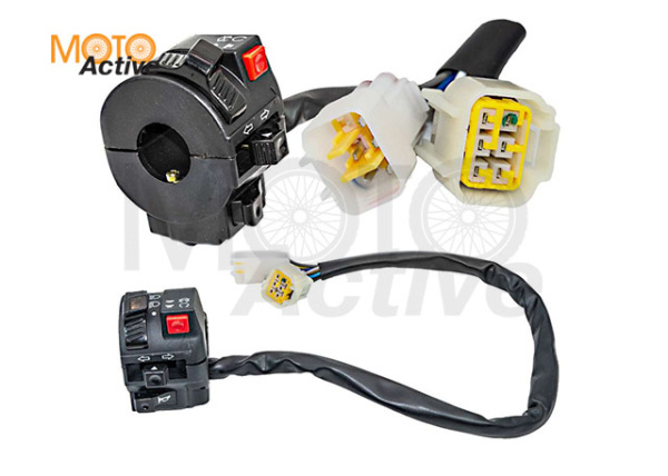 Блок переключателя, левый с кнопкой стоп, Regulmoto Nibbi 300NC