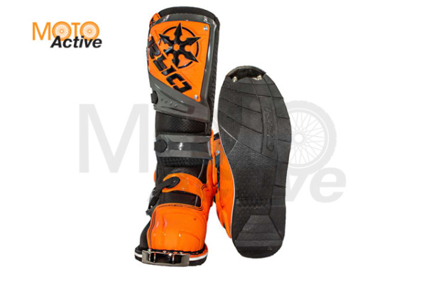 Мотоботы RYO Racing MX7 Enduro (оранжевый/черный/серый)