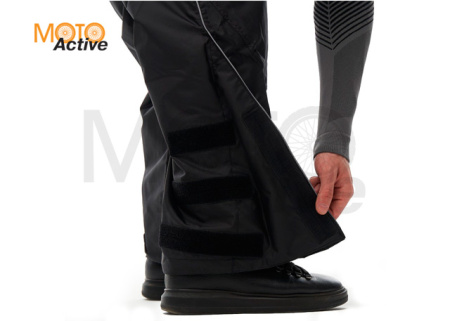 Штаны - дождевик. EVO BLACK (мембрана), 146-152 (XXS)